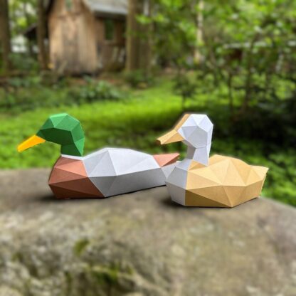 3D Eenden Familie - Afbeelding 4