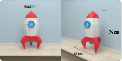 4 verschillende raketten - Afbeelding 4