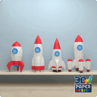 4 verschillende raketten